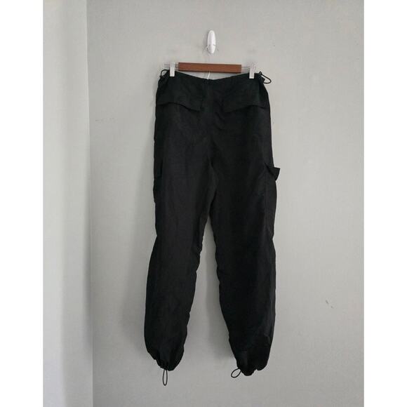 White Fox Black Athletic Cargo Pants S - Picture 3 of 4